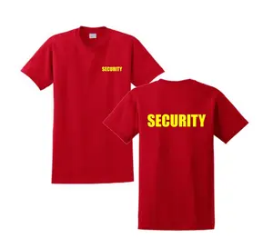 Nuevo estilo verano cuello redondo Camiseta guardia de seguridad uniforme manga corta con etiquetas uniformes de bajo precio - Product Image 1