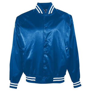 แจ็คเก็ตเบสบอลบอมเบอร์เลตเทอร์แมนสำหรับผู้ชายแจ็คเก็ตสไตล์มีซิปออกแบบได้ตามต้องการ - Product Image 1