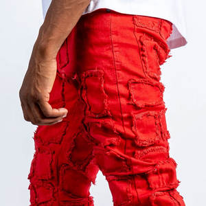 Pantalones de Hombre de Diseño Simple, Ligeros, de Color Sólido, Rectos, Elásticos, Negros y Grises, Estilo Urbano, Precio Bajo - Product Image 6