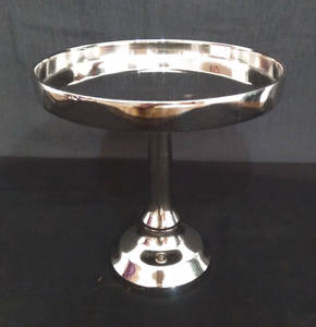 Support à gâteau à un étage le plus vendu pour table à manger, support à fruits et desserts, support à gâteau en métal brillant très vendu - Product Image 5