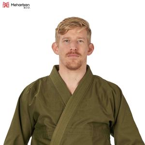 ชุดคาราเต้สำหรับฝึกซ้อมและแข่งขัน ขายส่งจากโรงงาน ผ้าฝ้าย 100% ระบายอากาศได้ดี ทนทาน รับสกรีนโลโก้ด้านหน้า - Product Image 2