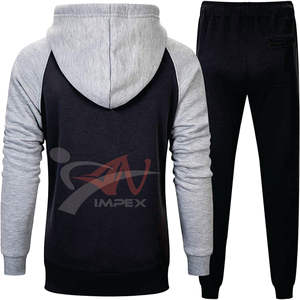 ชุดวอร์มสำหรับผู้ชายชุดวิ่งจ๊อกกิ้งใส่สบายสำหรับฤดูใบไม้ผลิและฤดูใบไม้ร่วงโลโก้ตามสั่ง - Product Image 4