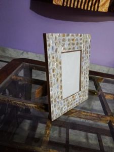 กรอบรูปมุกโบราณปรับแต่งได้หลากหลายขนาด4x6 5x7 6x8ดีไซน์โลหะและไม้ไผ่ - Product Image 5