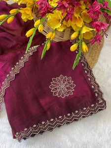 <b>Indian</b> Most Export Exclusive Latest Traditional Soft Silk <b>Fabric</b> Saree Bridal Party Wedding Festival Wear For Women Girl Sari - Product Image 4