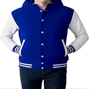 แจ็คเก็ตเลตเตอร์แมนสไตล์วาร์ซิตี้สำหรับผู้ชาย ดีไซน์เองได้ สำหรับฤดูใบไม้ร่วงและฤดูหนาว พร้อมงานปักลายตามสั่งด้านหน้า  โพสต์โดย Dress Sports - Product Image 1