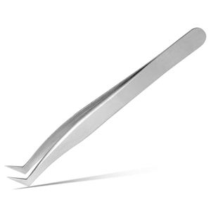 Juego de Pinzas para Pestañas Profesionales de Acero Inoxidable, Diseño Nuevo, Venta al por Mayor, Personalizadas - Product Image 5