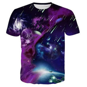 เสื้อยืดพิมพ์ลายซับลิเมชันออกแบบได้ตามต้องการขนาดเสื้อถักแขนสั้นแบบทางการ - Product Image 4