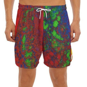 Pantalones cortos con estampado sublimado de diseño único colorido supersuave para correr, pantalones cortos para correr para hombre, recién llegados, pantalones cortos para correr - Product Image 1