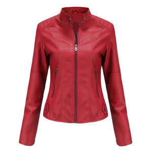 Factory Price Winter New Stylish Genuine Leather Satin <b>Women's</b> Leather <b>Jackets</b> Breathable Windproof Waterproof Eco-Friendly - Product Image 6