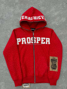 ชุดวอร์มมีฮู้ดสำหรับผู้ชายมีซิปรูดซิปประดับพลอยเทียมปักโลโก้ได้ตามต้องการ - Product Image 2