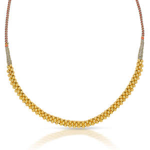 Collar Thushi de Oro de 18K para Mujer con Perla, Moissanita y Diamantes - Joyería Religiosa de Moda con Cadena de Eslabones para Compromiso - Product Image 4