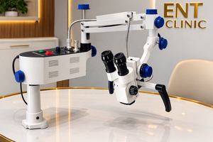 Microscopio Quirúrgico ENT ROSLANE MEDITECH ROM-6 de Alta Calidad con Aumento de 3.5 Pasos, Cámara de 12MP y Pantalla LED para Cirugía de Oído - Product Image 5
