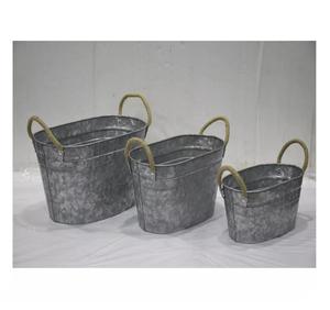 Pot et jardinières galvanisé nouveau Design Pot de jardin et jardinières en métal nouveau Pot de jardin et jardinières pour décoration de jardin - Product Image 5