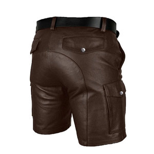 Shorts en cuir pour hommes, personnalisables avec votre logo, séchage rapide, respirant, best-seller, prix bas - Product Image 3