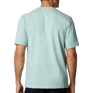 T-shirt uni pour homme adulte, coupe ample, imprimé, 100% coton, vêtements d'été, manches courtes, t-shirt pour homme - Product Image 2