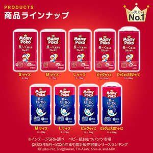 Couches pour bébé Unicharm Mamypoko Draemon Pants L 32 Jumbo Pack Sale Made Japan Original Wholesale Bulk Soft Breathable 3D - Product Image 5