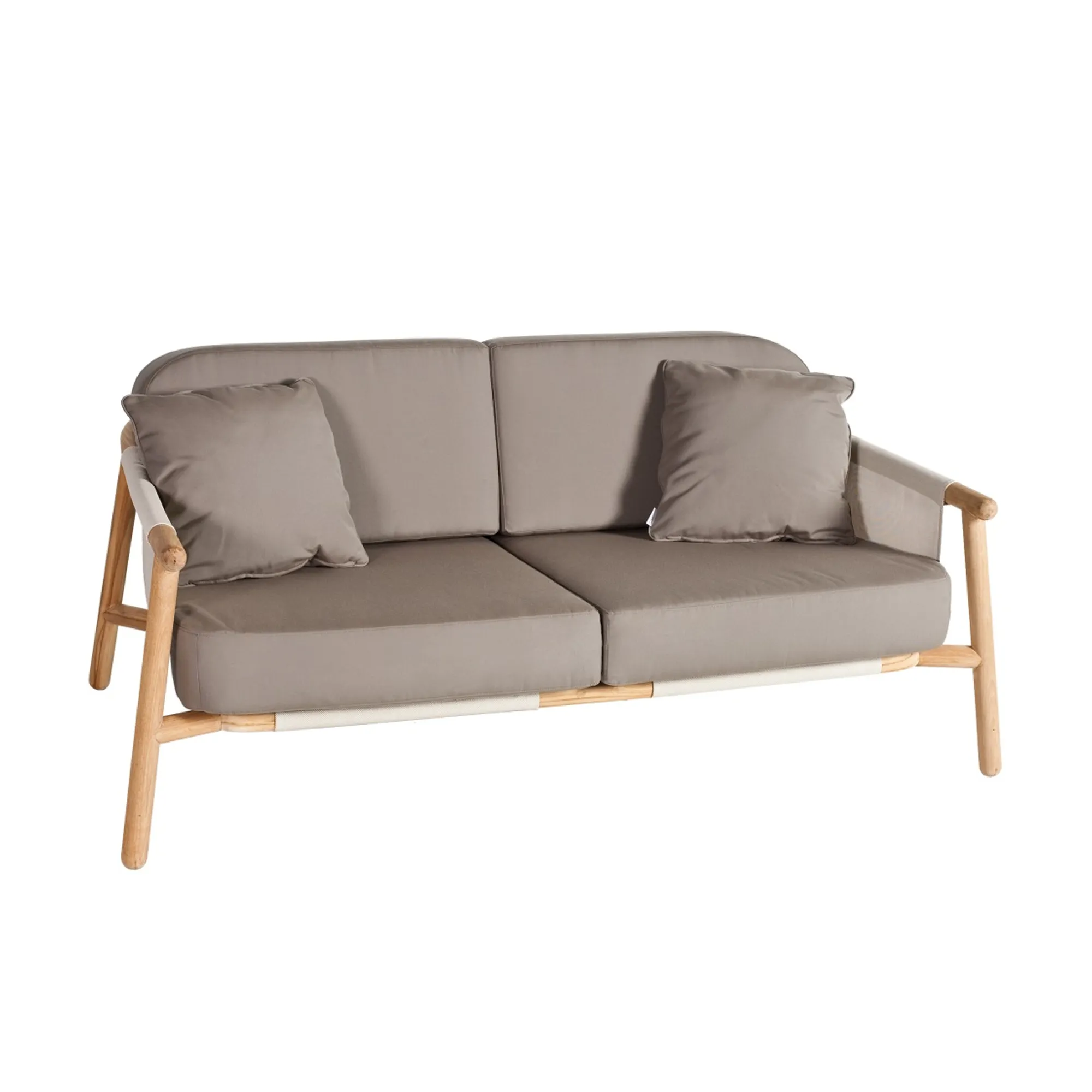 Minimalist isches Outdoor-Sofa Zweisitzer Geeignete Gartenmöbel-Marsha