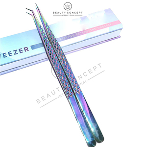 แหนบต่อขนตาแบบแยกส่วน 45 องศา ป้องกันแม่เหล็ก ดีไซน์ทนทาน จับขนตาได้อย่างแม่นยำ ผลิตจากสแตนเลสอย่างยั่งยืน - Product Image 3