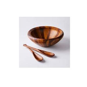 Bol à fruits secs en bois de forme unique pour la cuisine bol à collation décoratif pour la maison de taille personnalisée avec vernis pour hôtel - Product Image 5