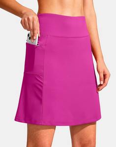 Ensemble de soutien-gorge décontracté en denim personnalisé à marque privée pour femme avec deux poches, longueur genou, respirant, pour le sport et la course à pied - Product Image 1