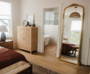 Full Length <b>Mirror</b>, Baroque Floor <b>Mirror</b>, Anthropologie <b>Gold</b> <b>Mirror</b> - Product Image 2