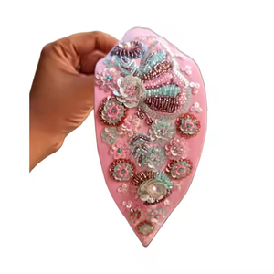 New Designer Multi Color Hot Selling Indian Hand Work <b>Rhinestone</b> <b>Top</b> Knot Headpiece for Toddlers and Adults with One Size Fit - Product Image 1