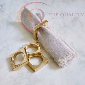 Anneaux de serviette en métal écologiques de qualité supérieure avec couleurs personnalisées pour la décoration de mariage, de maison, d'hôtel et d'événements - Product Image 6