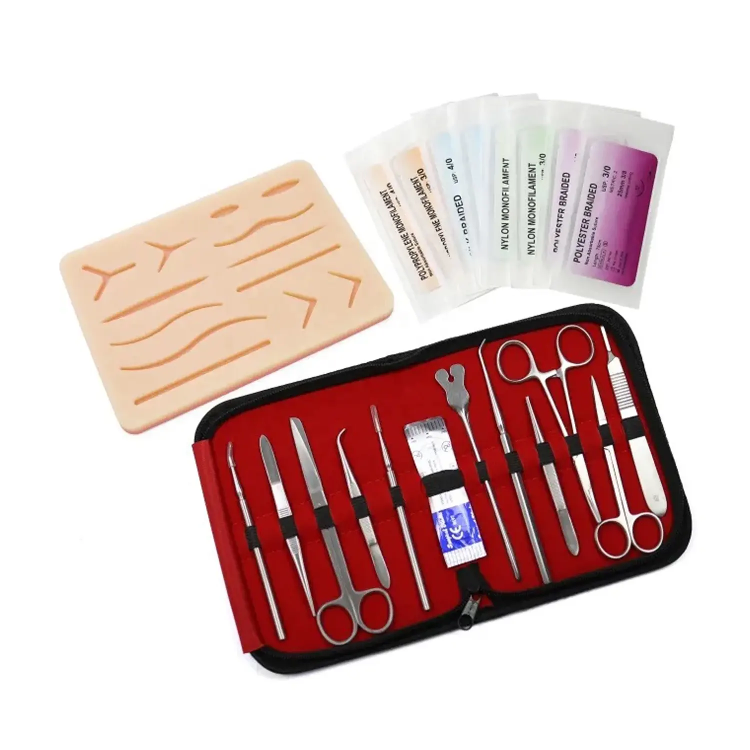 Surgical Suture Kit Basic First Aid Medical Travel Kit