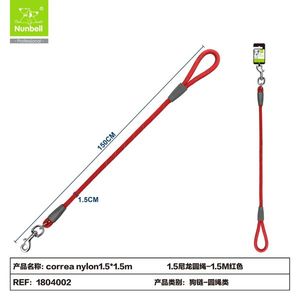 CORREA NYLON Round Nylon <b>Dog</b> <b>Leash</b> Premium Pet <b>Leashes</b> for Comfort and Durability - Product Image 1