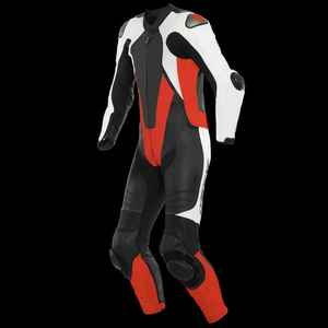 Traje de Carreras de Motociclismo de Cuero Transpirable Personalizado, de Primera Calidad, Resistente al Viento e Impermeable, Ropa de Automovilismo de Talla Grande con Estampado - Product Image 1