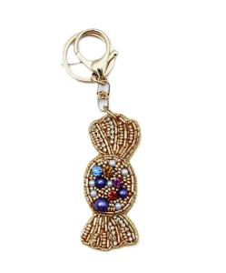 Llavero de Acero Inoxidable de Alta Calidad con Cuentas Bordadas Personalizado, Aplicar al Título del Producto - Product Image 5