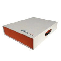 Caja de carpeta de archivos A4 de cuero Pu profesional personalizada de alta calidad Caja de carpeta de cartera de arte A4 de 3 anillos