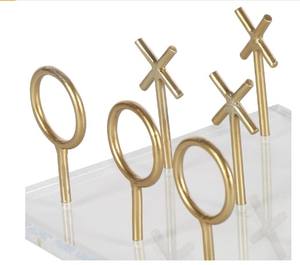 Escultura decorativa para juegos de Tic Tac Toe para decoración de sala de estar, escultura de juegos de Tic Tac Toe de mármol de alta calidad para mesa - Product Image 2
