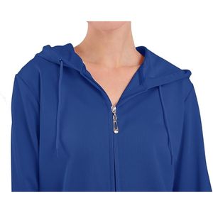 ชุดวอร์มผู้หญิงทรงสลิมฟิต น้ำหนักเบา สำหรับฤดูหนาว มีฮู้ด ลายพิมพ์ เสื้อแจ็คเก็ตซิป กางเกงขายาว มีกระเป๋าข้าง ขนาดและสีตามสั่ง - Product Image 5