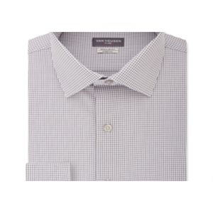 Camicia da Uomo Van Heusen 100% Cotone Vestibilità Classica/Regolare Colletto Flessibile Elasticizzato Antipiega Popeline Viola L/6XL ODM - Product Image 2