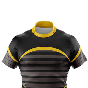 Vêtements de sport, maillot de rugby pour hommes et femmes, maillot de rugby tendance et extensible, disponible à prix raisonnable, service OEM. - Product Image 4