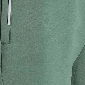 Pantalones cortos deportivos al aire libre informales personalizados para hombres, pantalones cortos de felpa de peso pesado, pantalones cortos para correr de lana de algodón 100% - Product Image 3