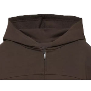 Vestido Sudadera de Invierno Personalizado para Mujer, 100% Algodón, 360g, Ecológico, Transpirable, Resistente al Viento, Bordado en Relieve, Color Marrón - Product Image 2