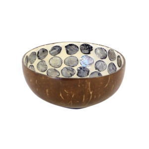 Cuencos de coco con Incrustaciones de nácar hechos a mano naturales llamativos, cuenco para servir al por mayor de vajilla de restaurante de Vietnam - Product Image 4