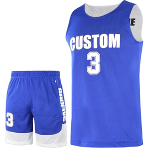 Offre Spéciale dernière conception de maillot de basket-ball uniforme jaune bleu royal gris rose vert violet noir rouge blanc et orange couleur - Product Image 1