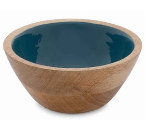 Cuenco de madera de Acacia para ensalada y sopa, juego de mezcla con acabado Natural, acentos para el hogar - Product Image 6