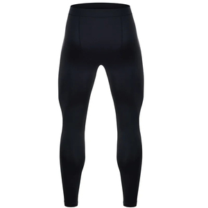Pantalones de compresión de secado rápido de cintura media para hombre de alta calidad, mallas transpirables para gimnasio, deportes, correr, Fitness, Spandex, mallas de Yoga sólidas - Product Image 3