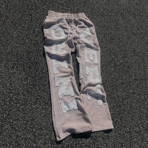 กางเกงวอร์มทรงสกินนี่สำหรับผู้ชายกางเกงผ้าฟลีซผ้าฟลีซแบบมีกระดุมผ้าโพลีเอสเตอร์/ ผ้าฝ้ายระบายอากาศได้ดี - Product Image 1