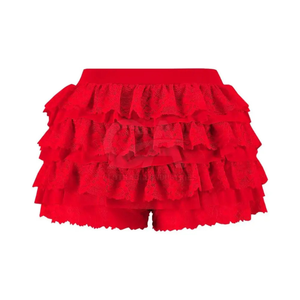 Short à volants pour femmes Short élégant et tendance pour femmes Design féminin à volants Short décontracté et chic pour femmes - Product Image 4