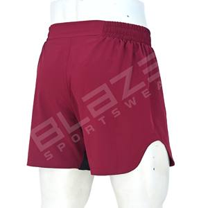 Short Athlétique MMA Personnalisé pour Homme Style Bermuda Adaptable avec Logo Avant High Street Solid Pattern Decoration Mid Waist - Product Image 2