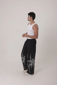 Pantalones de Esquí Holgados Unisex de Moda, Pantalones Holgados de Estilo Urbano con Estampado de Diseñador para Hombre, Pantalones Holgados con Diseño Personalizado - Product Image 3