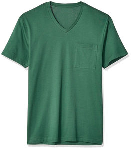 100% coton chemise de travail pour hommes avec poche couleur unie respirant Logo personnalisé Jersey bouton de base T-Shirts décontractés conception vierge - Product Image 5