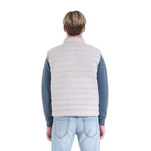 Vestes sans manches pour hommes, design personnalisé en gros, col sans manches, fermeture éclair intégrale, poches latérales, vêtements d'hiver chauds - Product Image 3