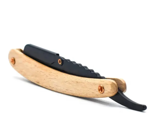 Maquinillas de afeitar de barba desechables de acero inoxidable de alta calidad para hombres con mango de madera para cara, cuerpo y Bikini - Product Image 3