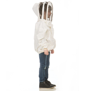 เสื้อแจ็กเก็ตสำหรับเลี้ยงผึ้งระบายอากาศได้ดีเสื้อแจ็คเก็ตผ้าโพลีเอสเตอร์สั่งพิมพ์ฉลากได้ตามต้องการ - Product Image 4